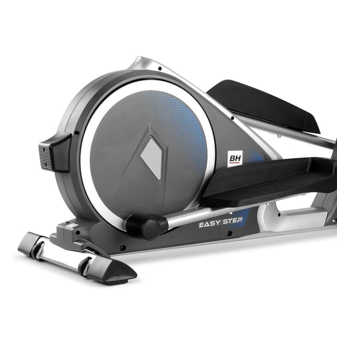 BH Fitness, Easystep Dual Cross Trainer Foldable Elliptical Bike, G2518, Silver