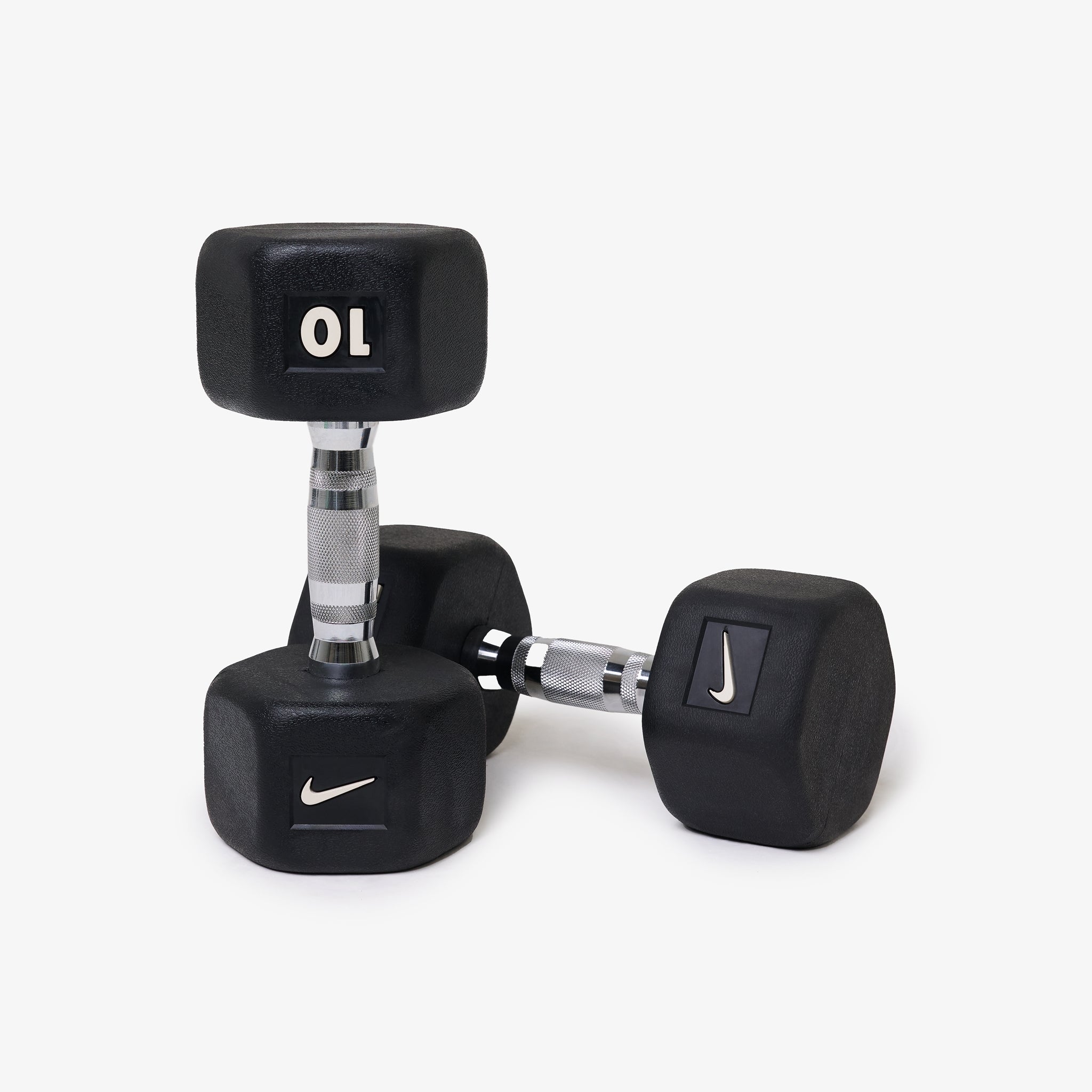Nike Dumbbell Black White 10 kg
