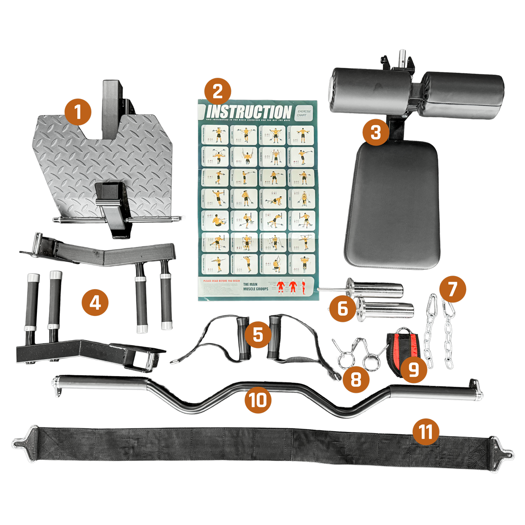 BruteForce EDGE Functional Trainer – Space‑Saving Home Gym System