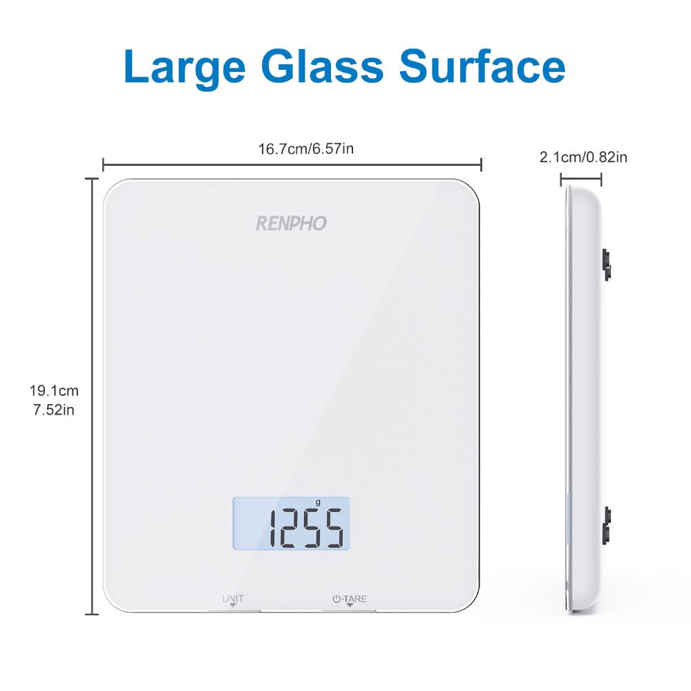 RENPHO Food Scale Kitchen Nutritional Analysis Smart Cooking Calorie Scale with Timer