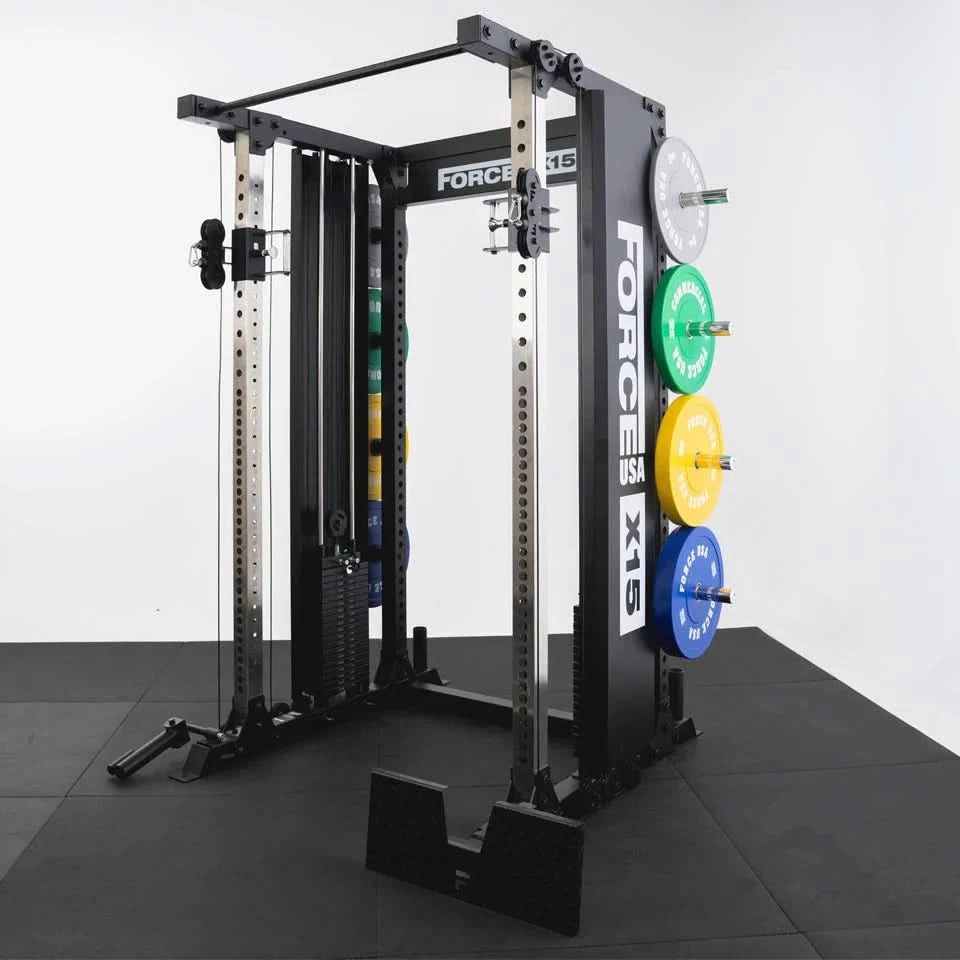 Force USA X15 Pro Multi Trainer – With Upgrade Kit, Smith, Rack & Functional Cable System