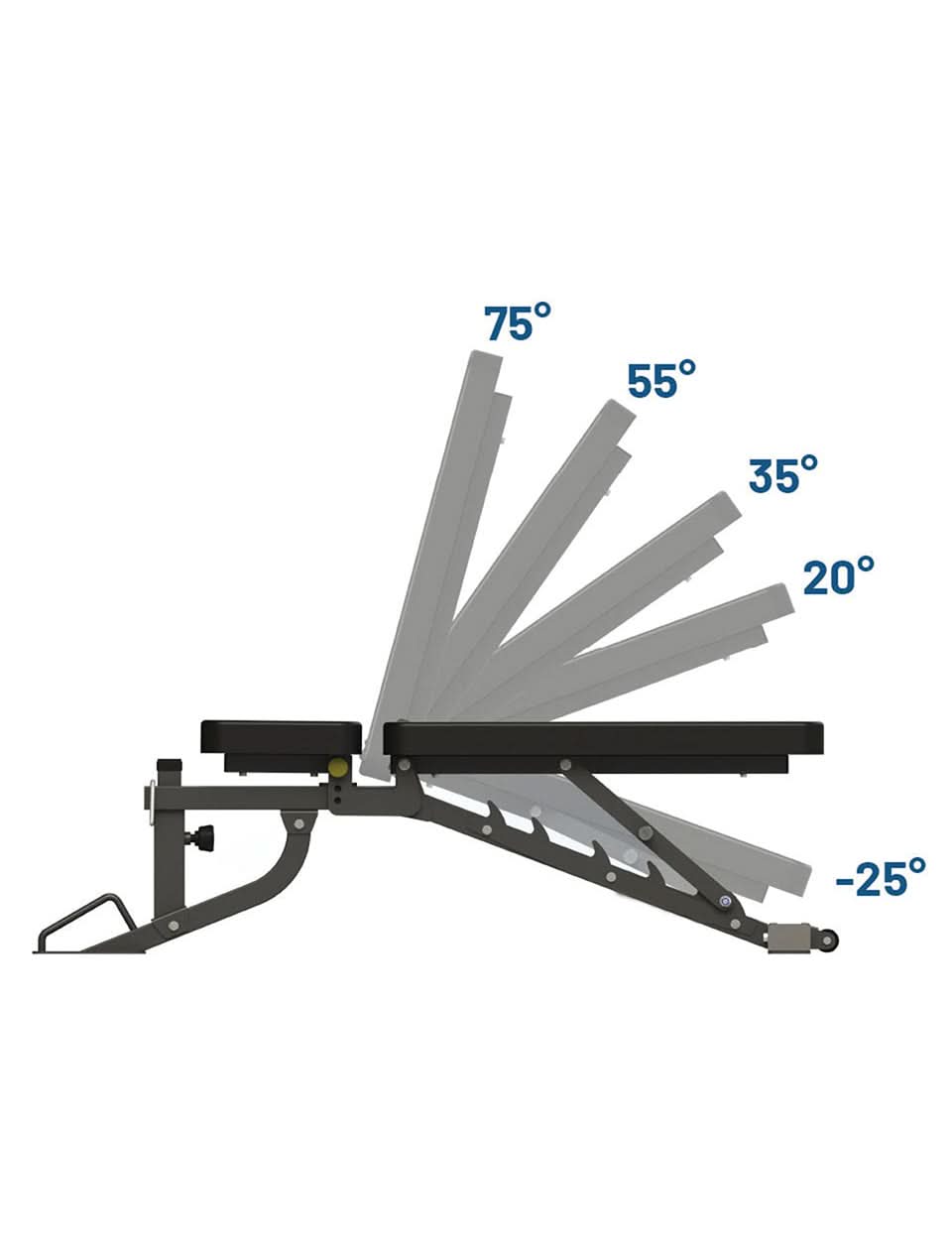 1441 Fitness FID Bench with Leg Attachment - A8009
