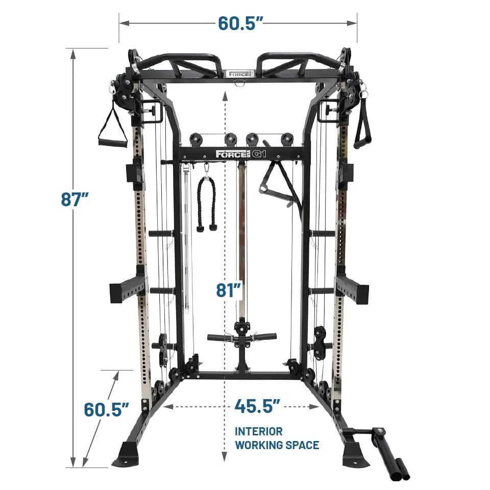 Force USA G1 All-In-One Trainer – Entry Level Functional Trainer Gym Machine