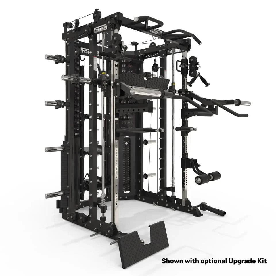 Force USA G15 All-In-One Trainer + Upgrade Kit – Compact Smith, Power Rack & Cable Gym Station