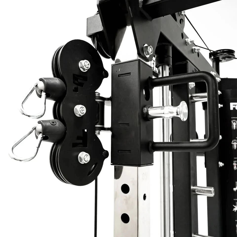 Force USA G15 All-In-One Trainer + Upgrade Kit – Compact Smith, Power Rack & Cable Gym Station