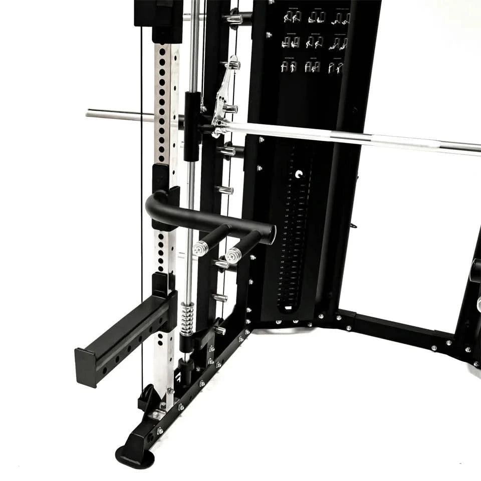 Force USA G15 All-In-One Trainer + Upgrade Kit – Compact Smith, Power Rack & Cable Gym Station