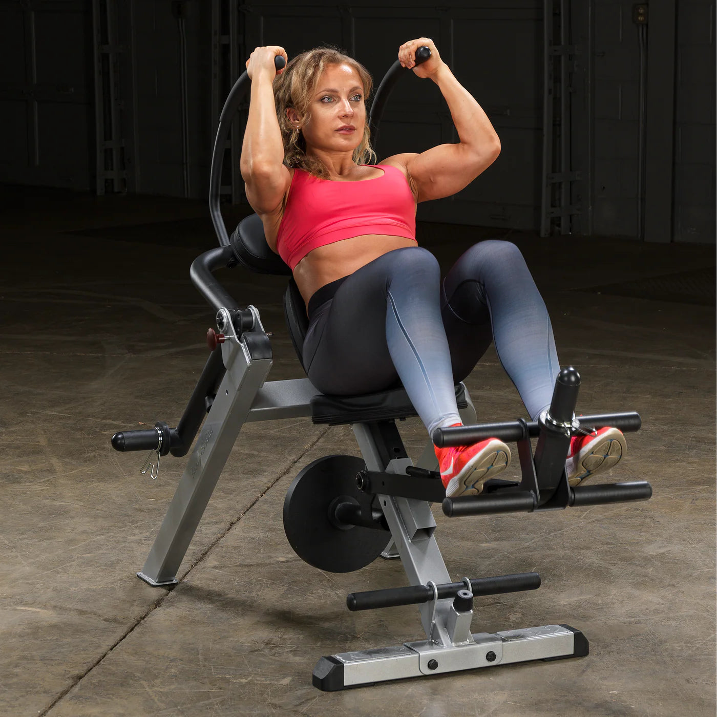 Body Solid GAB300 Semi-Recumbent Ab Bench – Adjustable Core Training Machine