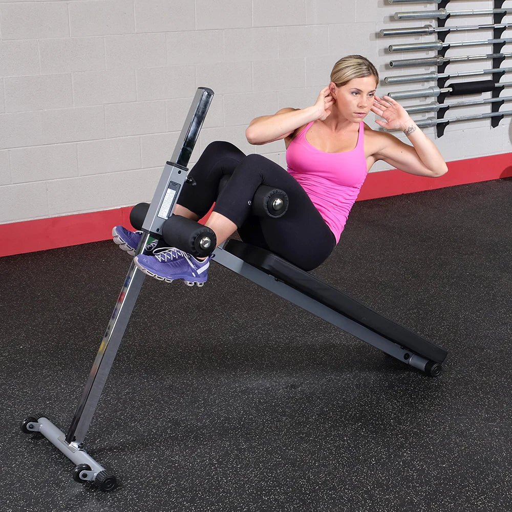 Body Solid GAB60 Adjustable Ab Board – 12‑Level Core Machine