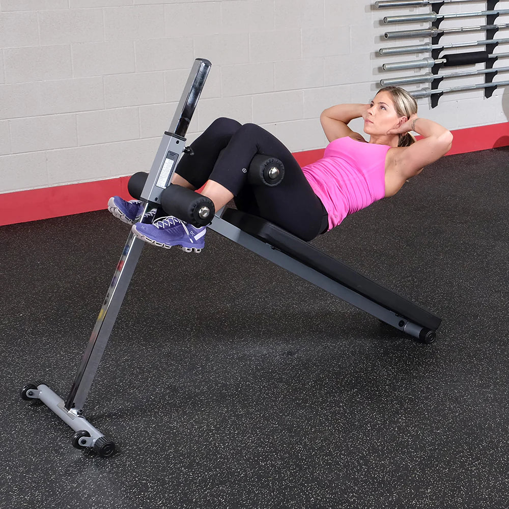 Body Solid GAB60 Adjustable Ab Board – 12‑Level Core Machine