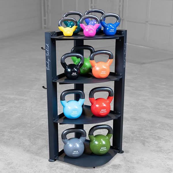 Body-Solid Corner Accessory Rack, GAR75