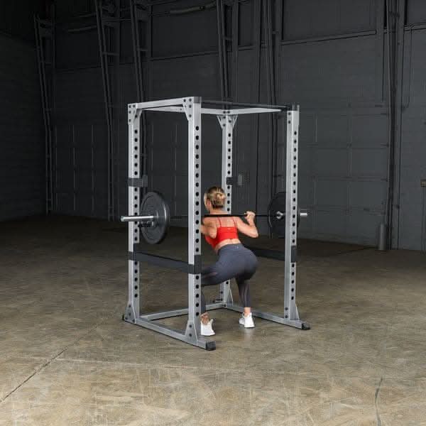 Body Solid Pro Power Rack/Squat Rack, Gray, GPR378