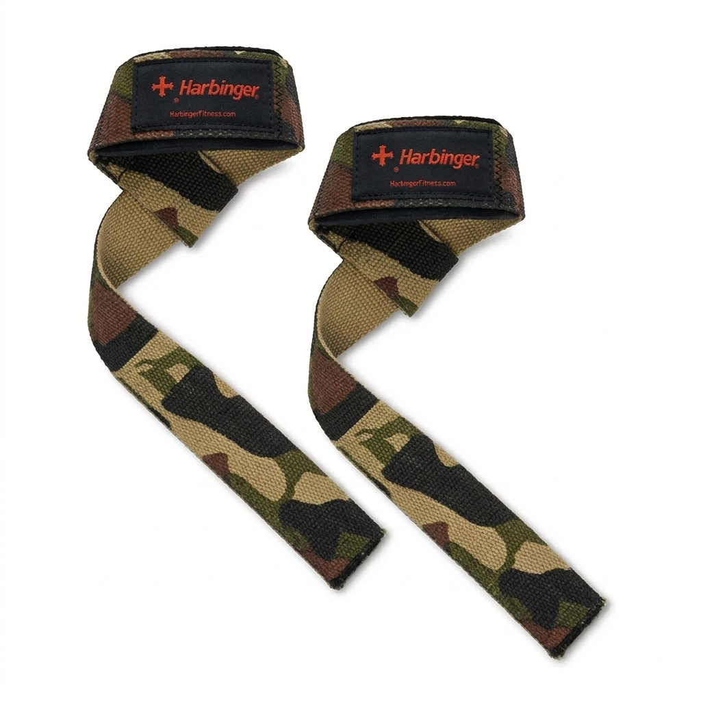 Harbinger Padded Cotton Lifting Straps 21.5" – Pair