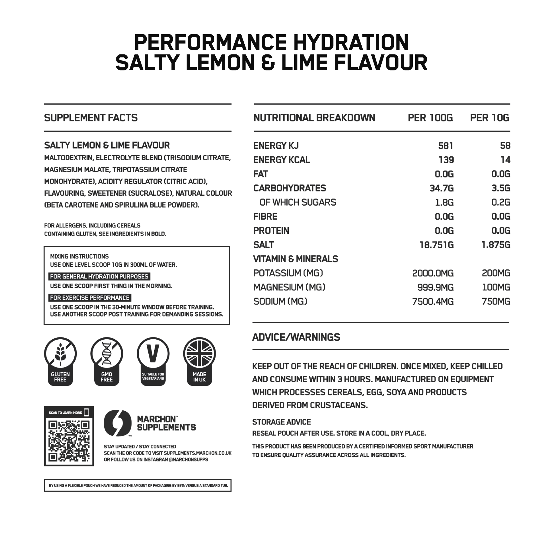 MARCHON Performance Hydration