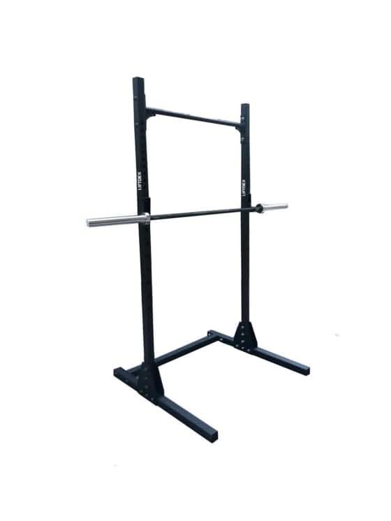 Combo Deal | Liftdex Jumpman Stand + 80 KG 3D Rubber Bumper Plate Set