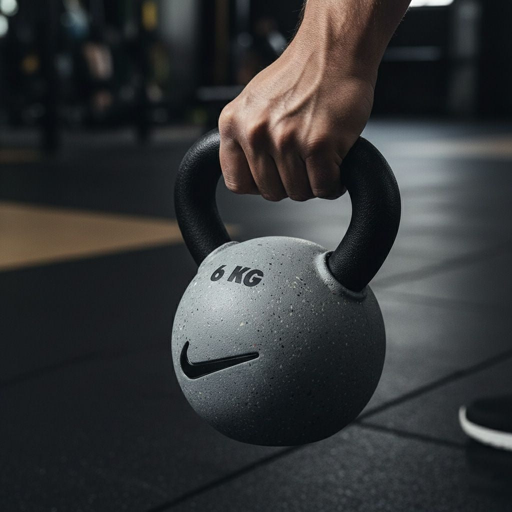 Nike Rubber Coated Kettlebell Strength Training