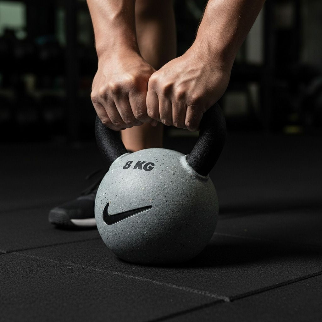 Nike Rubber Coated Kettlebell Strength Training