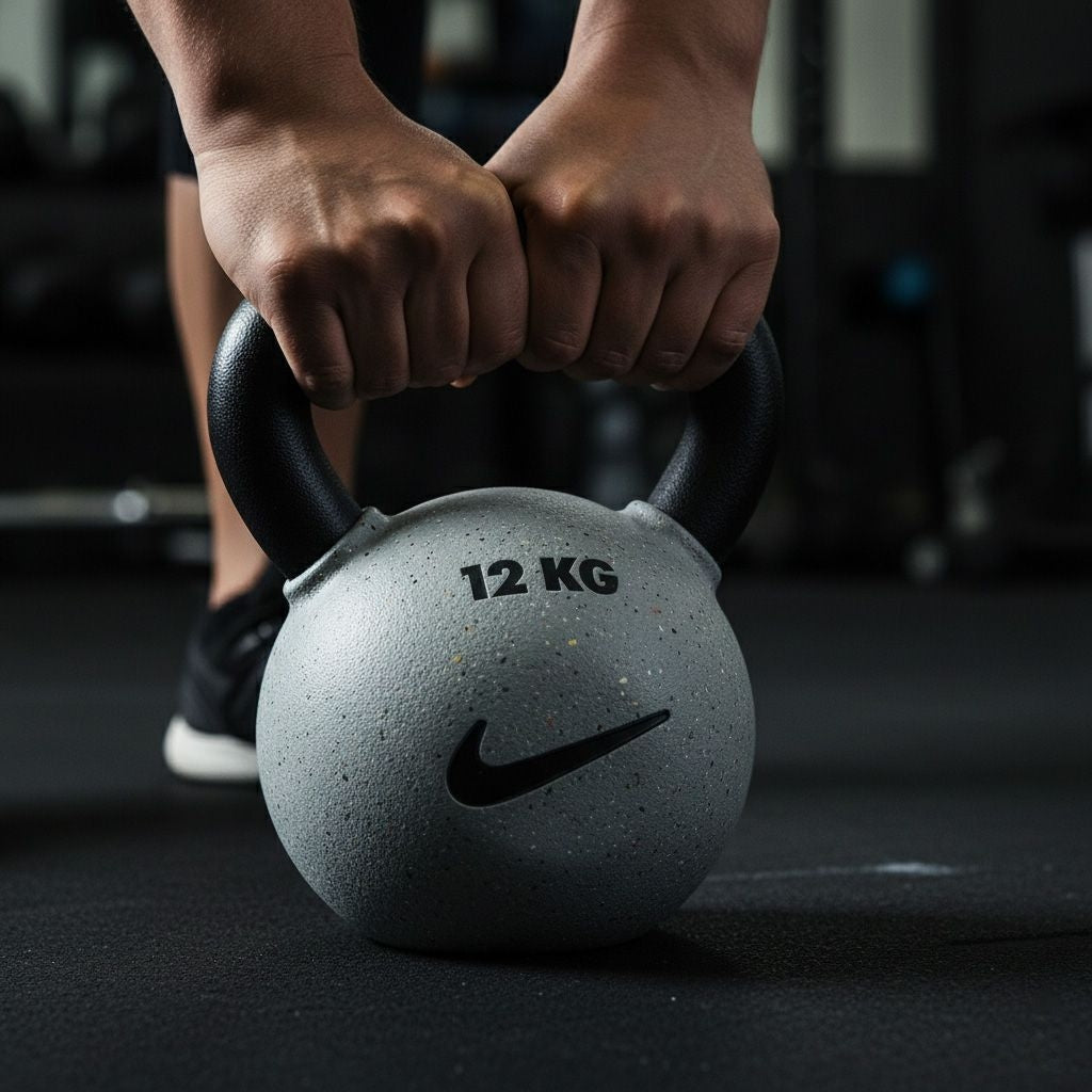 Nike Rubber Coated Kettlebell Strength Training