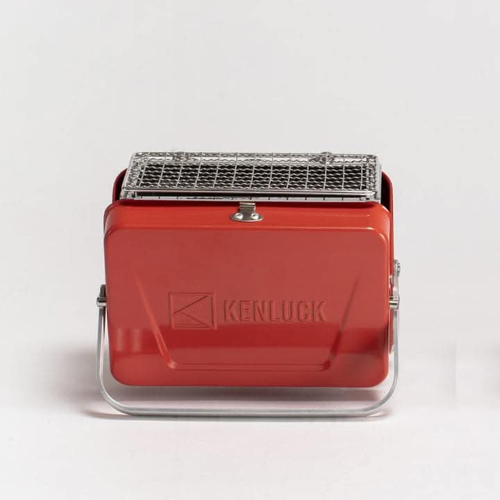 Kenluck Grill Mini, Portable Barbeque Grill Lucky Gloss Red