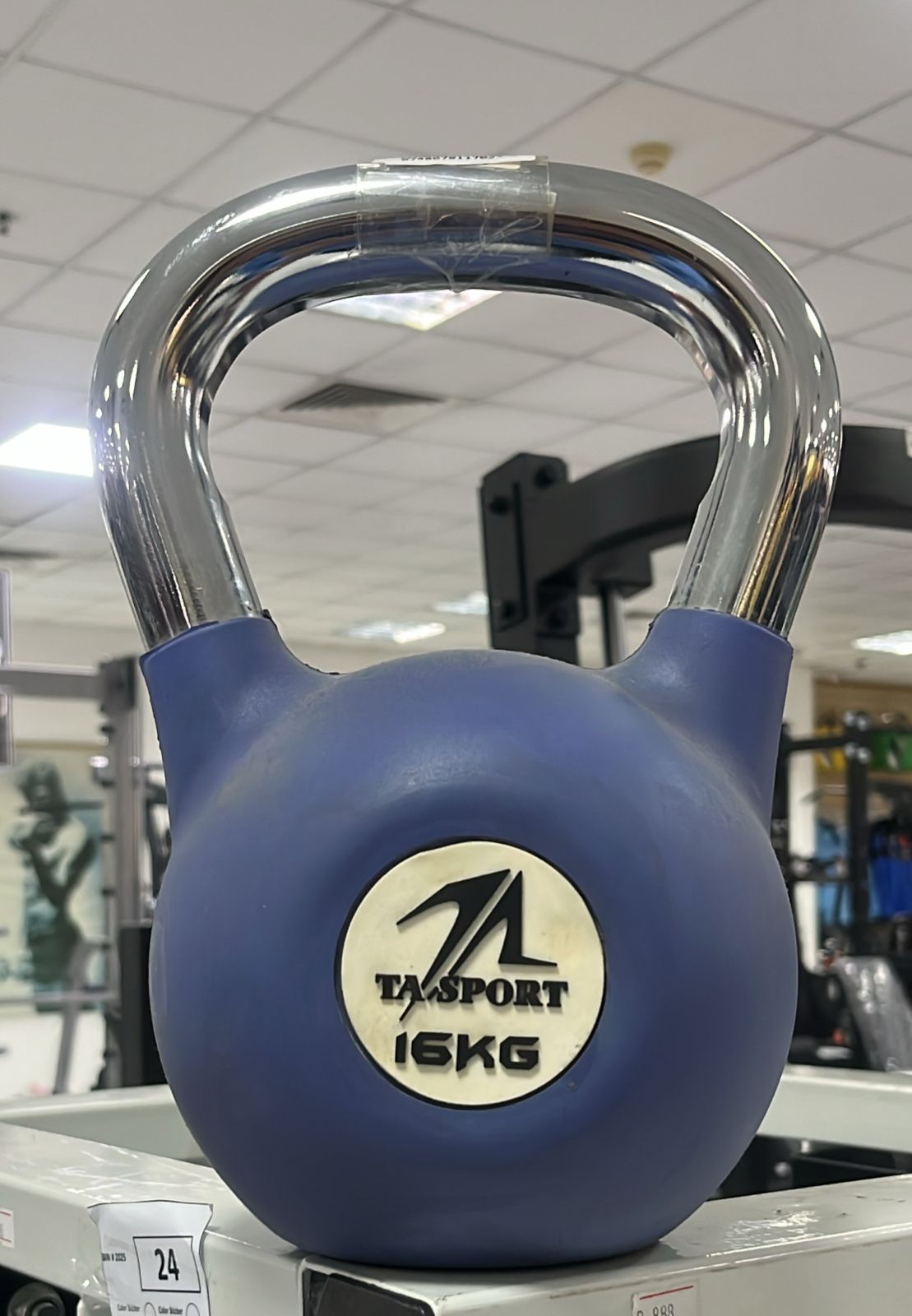 Rubber Kettlebell DB2175 16kg Blue