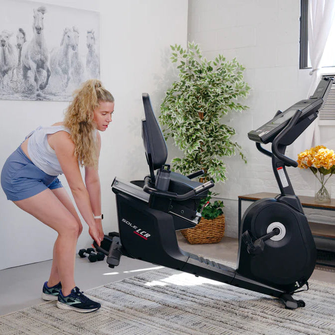 Sole Fitness Light Commercial Recumbent Bike with 10.1" Touch Screen (LCR)