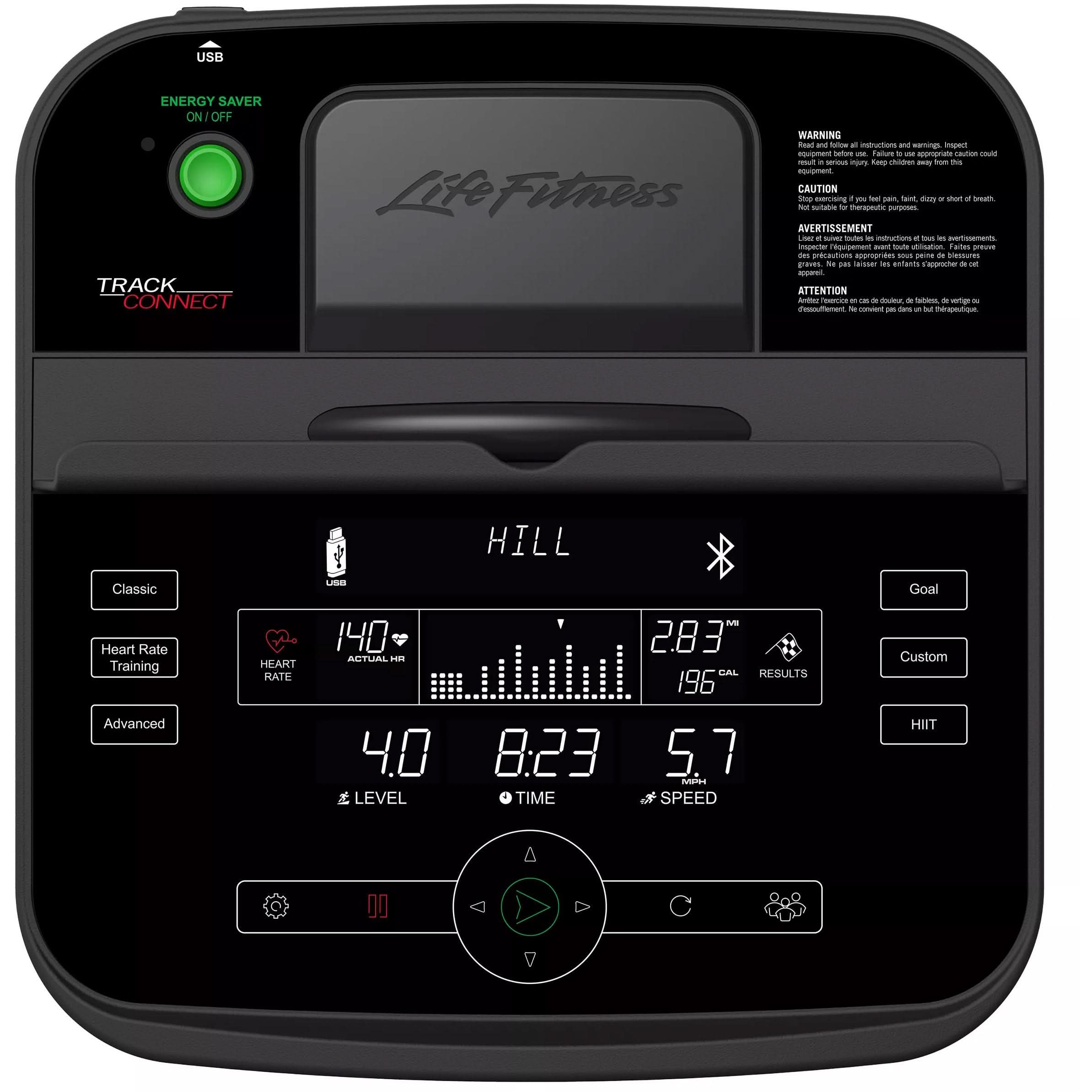 Life Fitness C1 Upright Lifecycle Exercise Bike