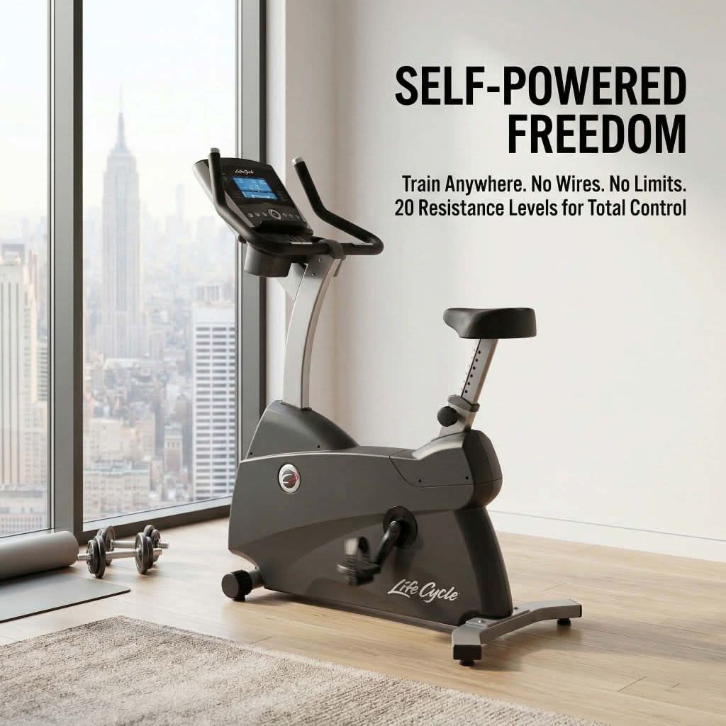 Life Fitness C3 Upright Lifecycle Exercise Bike