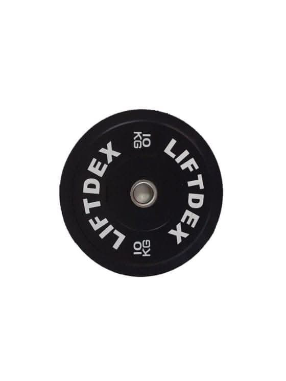Liftdex 3D Black Rubber Olympic Bumper Plates - 2.5 to 25 KG | Per Piece Single 10 KG