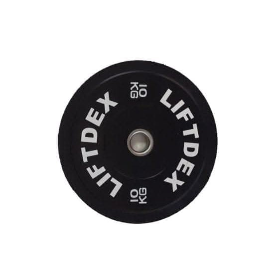 Liftdex 3D Black Rubber Olympic Bumper Plates - 2.5 to 25 KG | Per Piece Single 10 KG