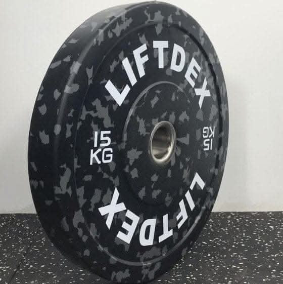 Liftdex Camo Rubber Olympic Bumper Plates - 2.5 to 25 KG | Per Piece Single 15 Kg