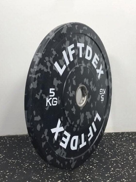 Liftdex Camo Rubber Olympic Bumper Plates - 2.5 to 25 KG | Per Piece Single 5 Kg