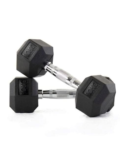 Combo Liftdex Hex Dumbbell Set – Strength Training Equipment – Gym Equipment – 2.5 to 10 Kg – 4 Pairs