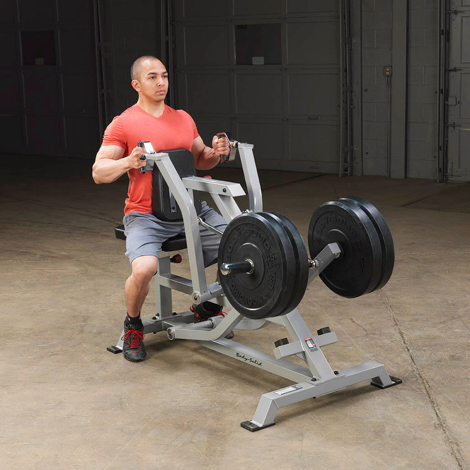 Body Solid LVSR Leverage Seated Row – Commercial Row Machine Back Machine