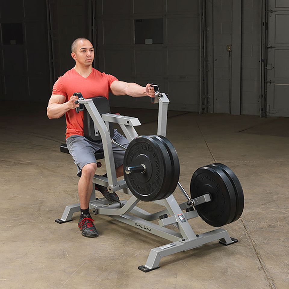 Body Solid LVSR Leverage Seated Row – Commercial Row Machine Back Machine