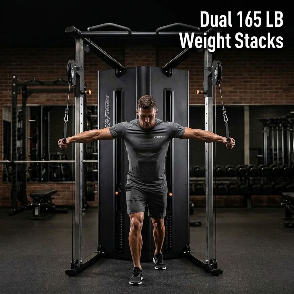 Life Fitness Axiom Series Dual Adjustable Pulley Machine