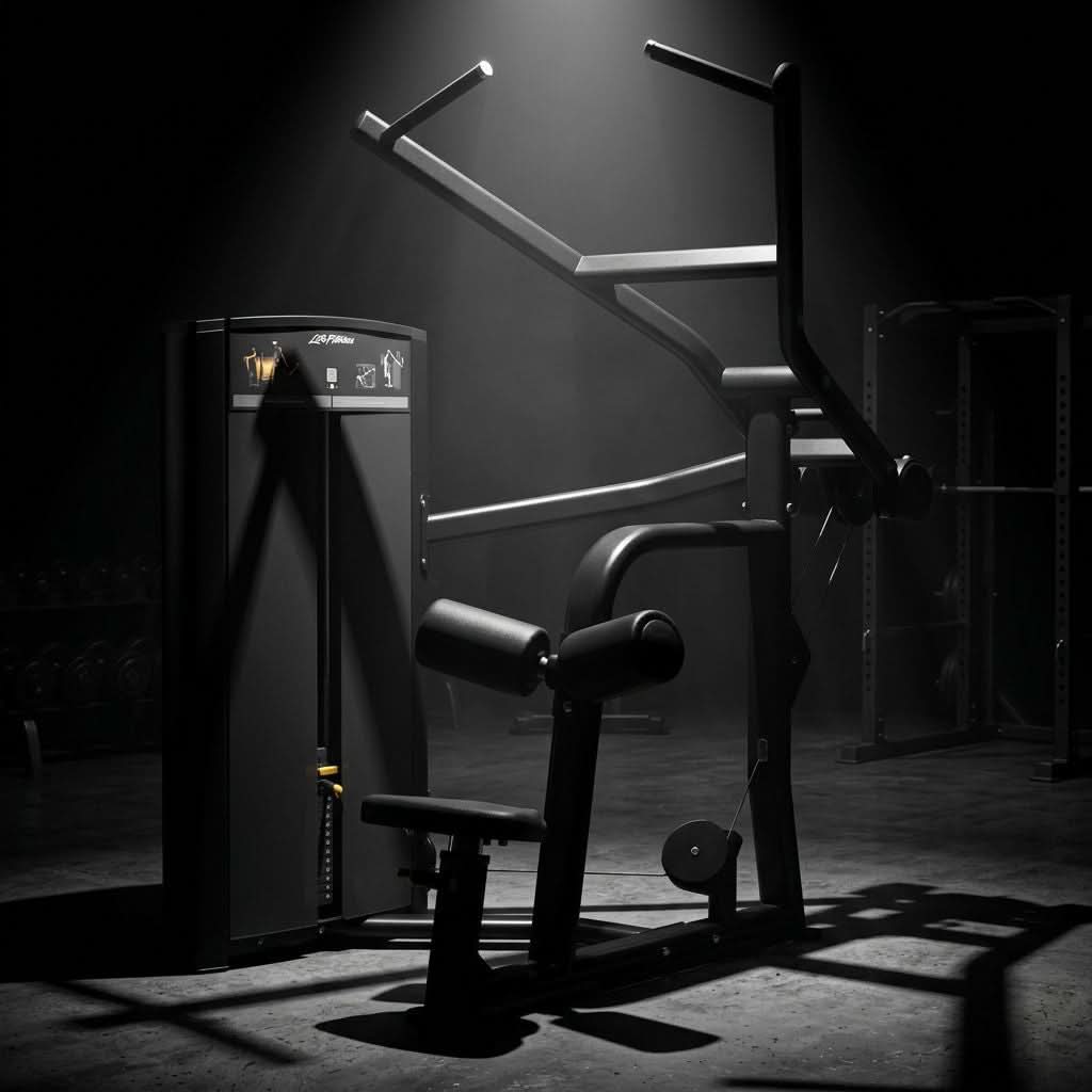 Life Fitness Axiom Series Lat Row & Pulldown Machines UAE