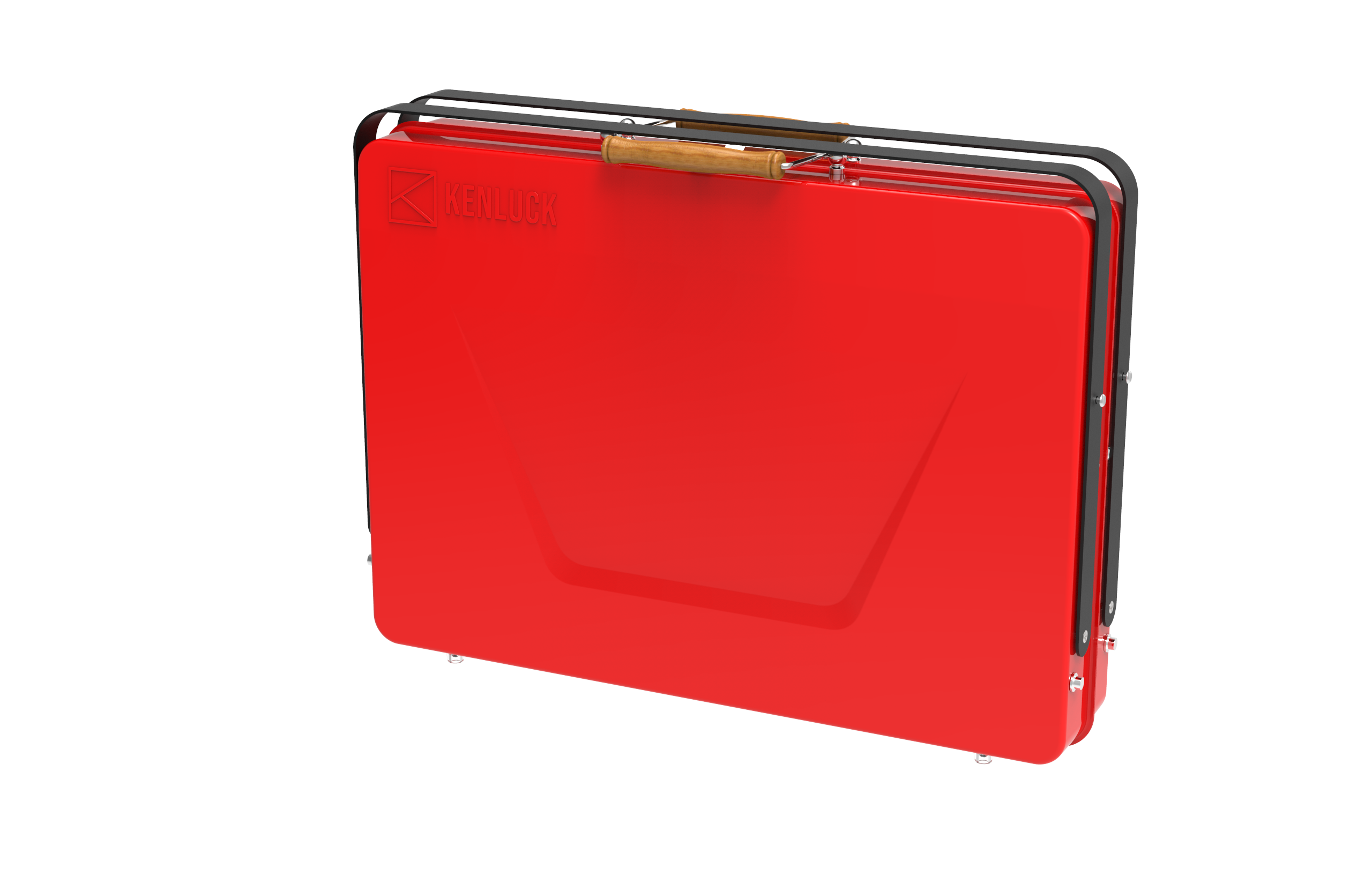 Kenluck Grill Festival, Portable Barbeque Grill Lucky Gloss Red
