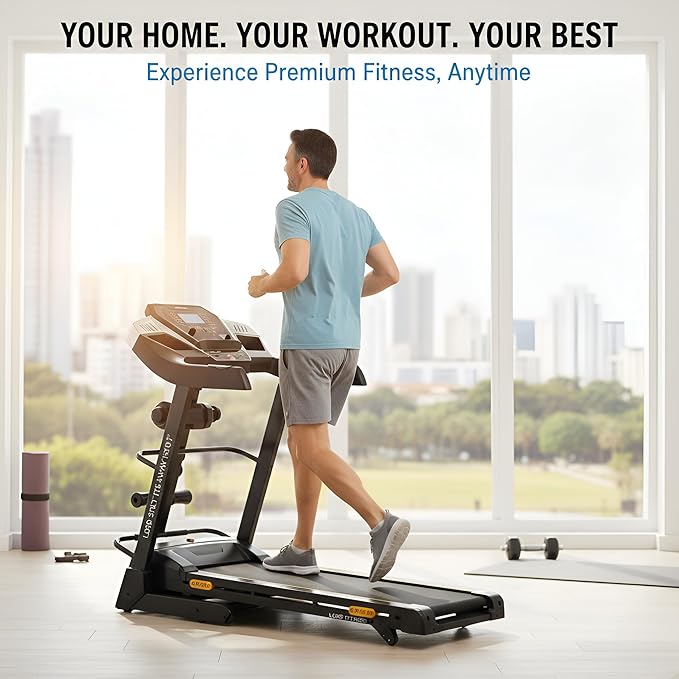 Marshal 3.5 HP Motorized Treadmill with Auto Incline