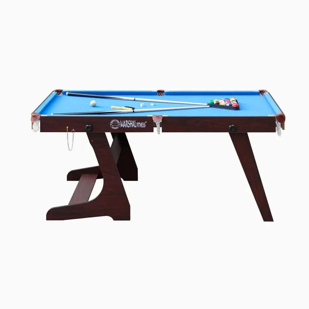 MF 6Ft Foldable Pool Table | MF-4061 Blue