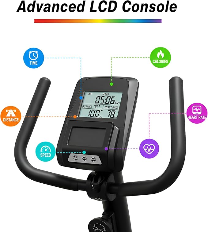 Marshal Recumbent Exercise Bike Ð 8 Level Magnetic Resistance
