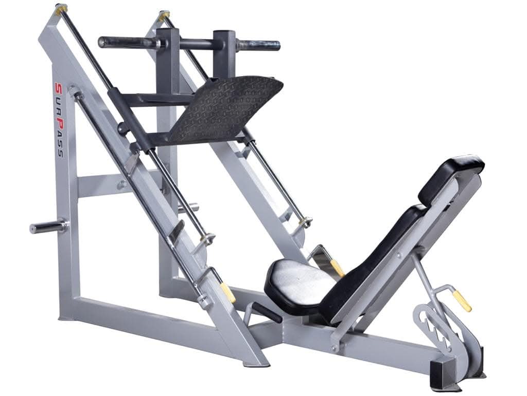 MF MF-GYM-17618-SH-1 45° Leg Press Inverse Trainer – Angled Leg Workout Station
