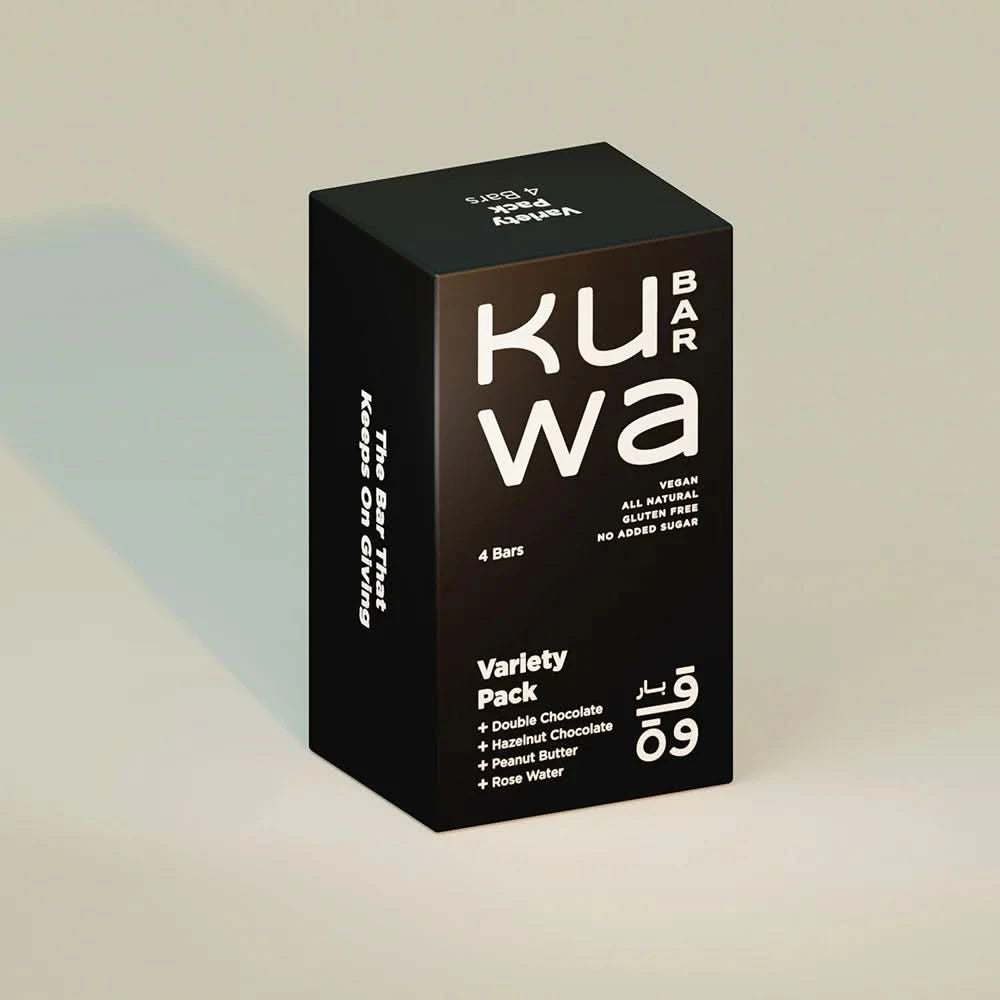 Kuwa All Natural Protein Bars (Pack of 4)