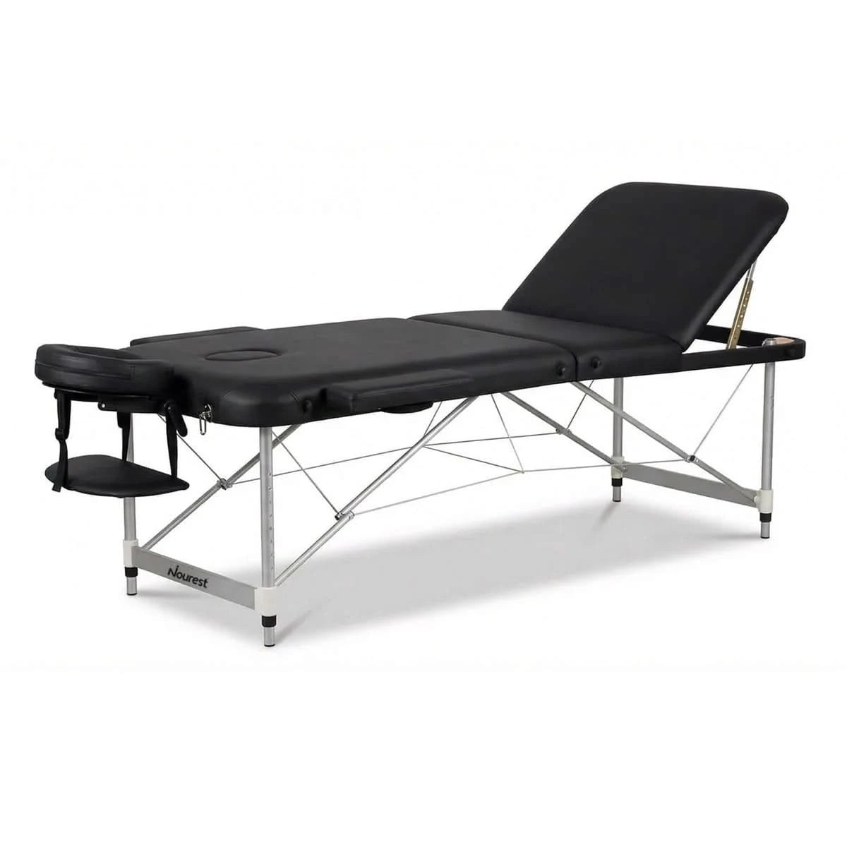 Nourest Three Foldable Professional Massage Table with Aluminum Frame