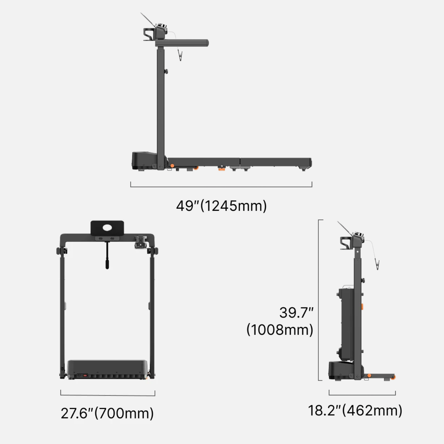 KingSmith WalkingPad MX8 Vertical Fold Treadmill