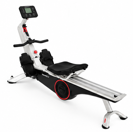 Marcy Foldable Magnetic Rowing Machine NS-RE6025LT, Grey/White