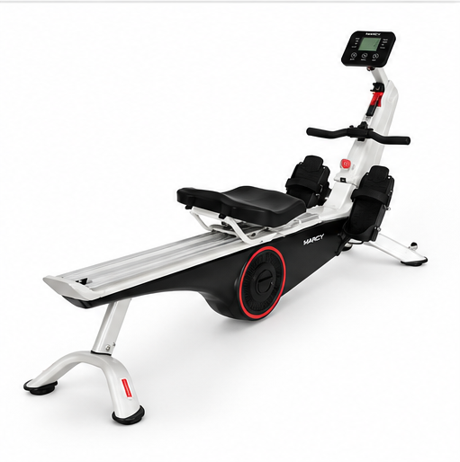 Marcy Foldable Magnetic Rowing Machine NS-RE6025LT, Grey/White