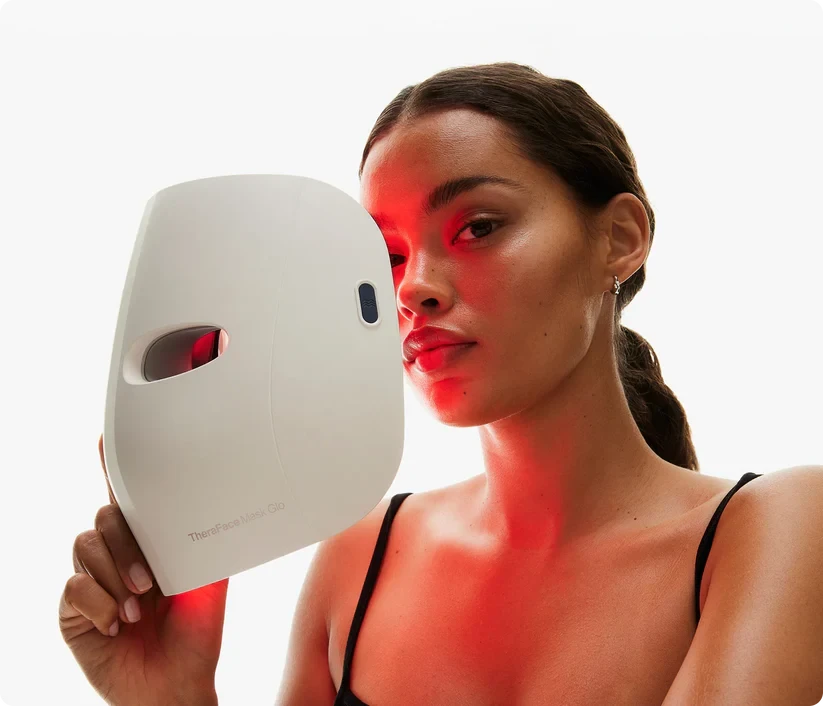 Therabody TheraFace Mask GLO | Anti-Aging LED Mask for Clear & Radiant Skin