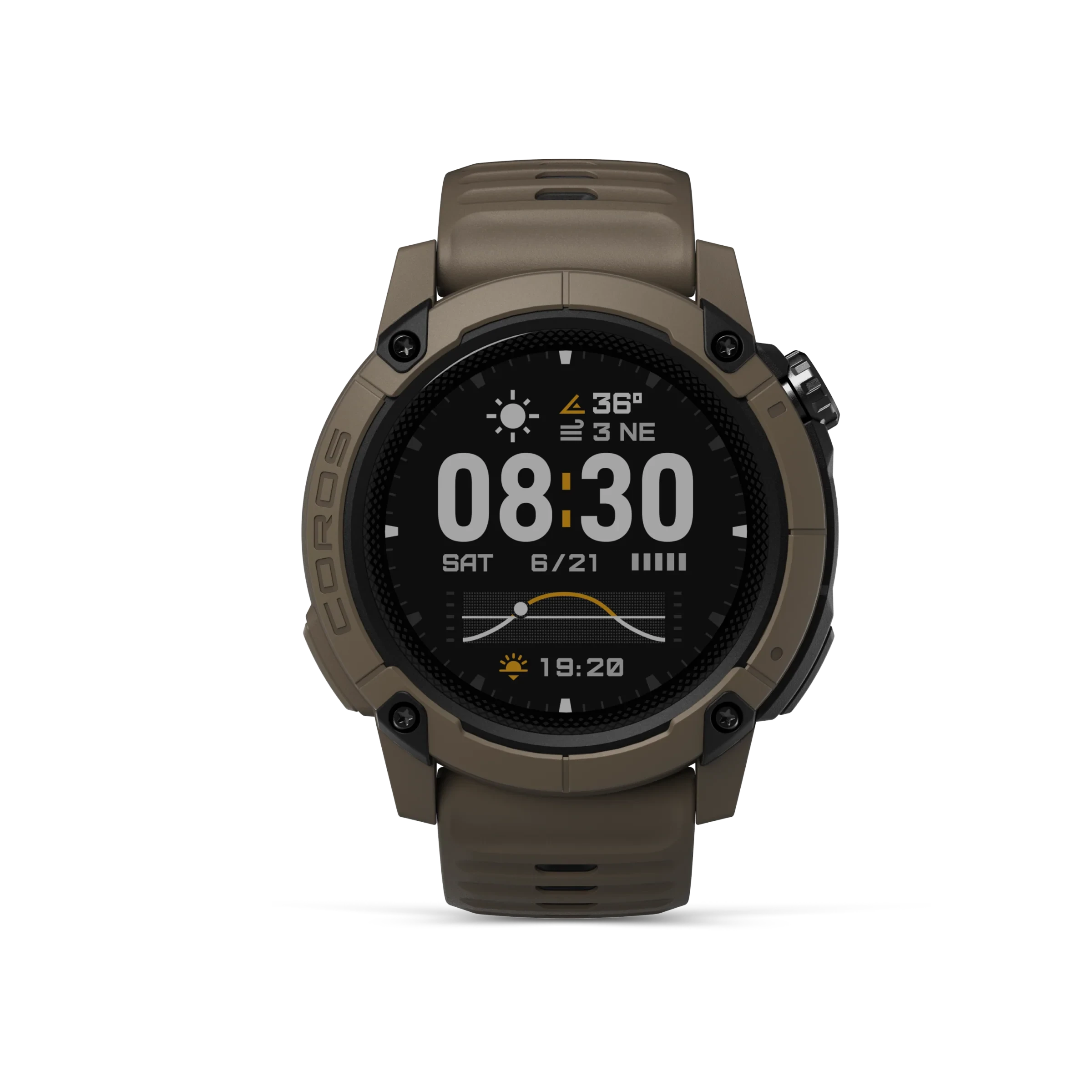 Coros Nomad Adventure GPS Watch Brown