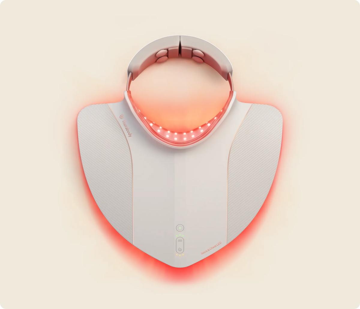 TheraFace LED Neck and Chest red light device UAE