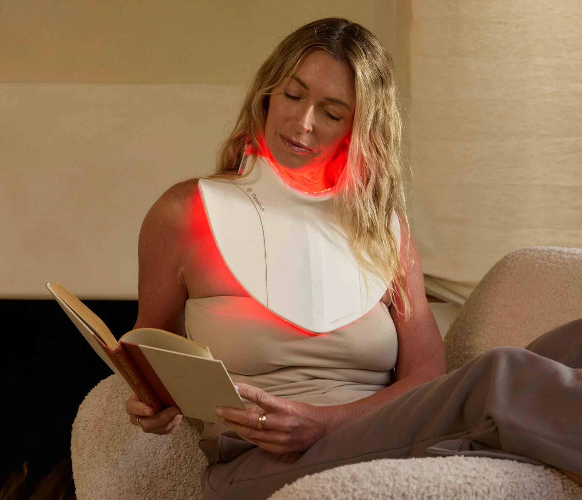 TheraFace LED Neck and Chest red light device UAE
