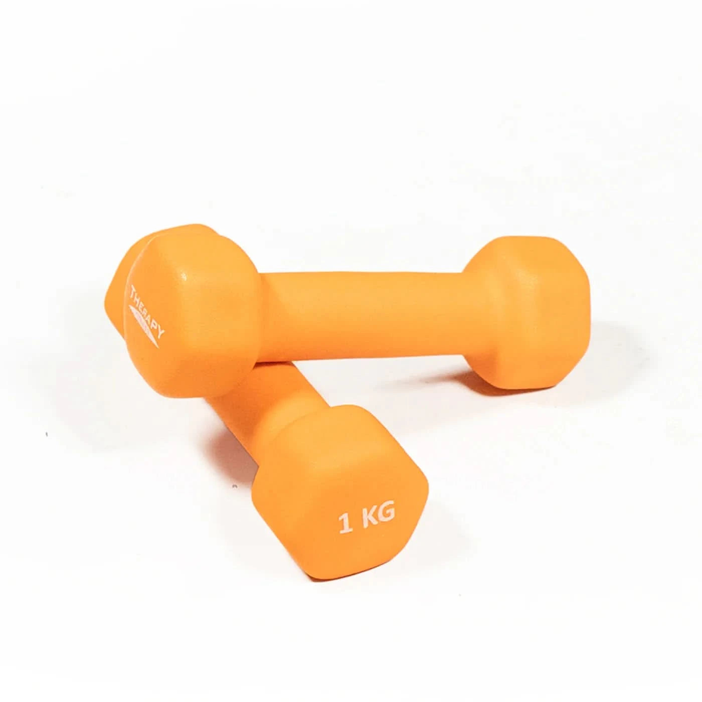 Therapy Fitness Neoprene Dumbbells Sold as Pair | 1Kg to 5 Kg 1 Kg